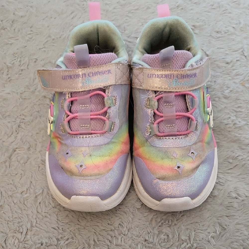 Skechers Kids Sneakers - Rainbow and Lavender